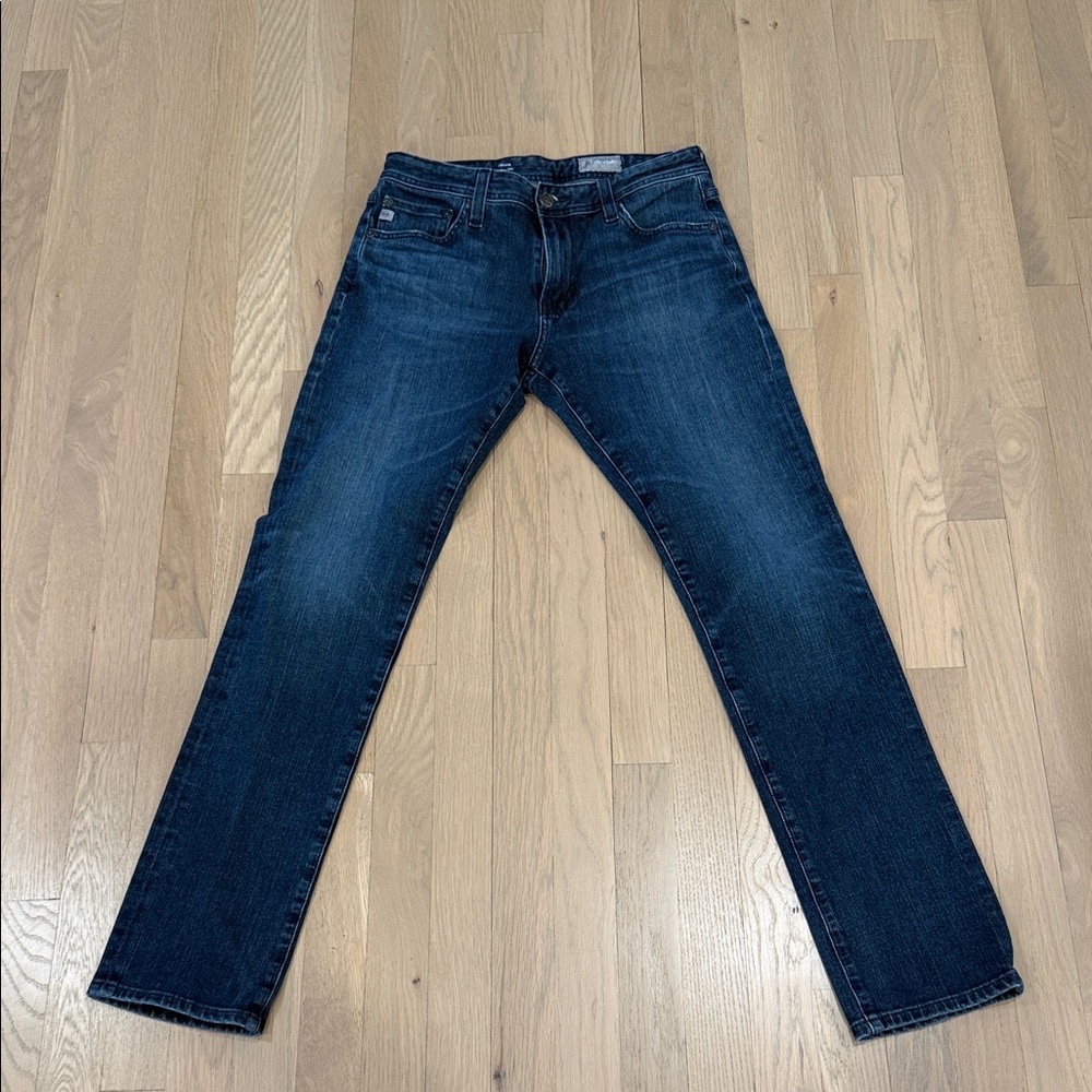 AG Tellis Men's 30x30.5” Modern Slim Fit Blue Jeans